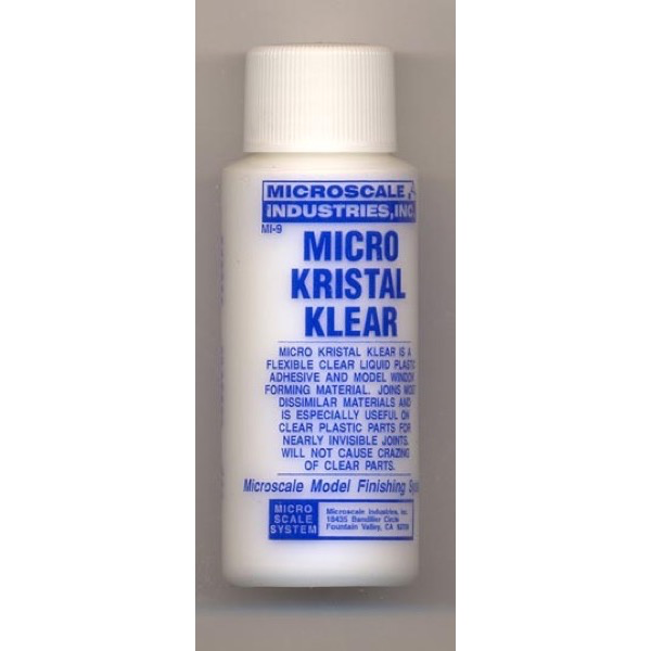 Microscale Industries Micro Kristal Klear Clear Liquid Plastic Adhesive  (1oz) [MSIMI9] - HobbyTown
