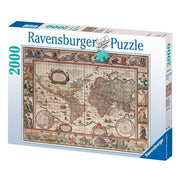 Ravensburger 16633-6 Map of World From 1650 2000pc Jigsaw Puzzle