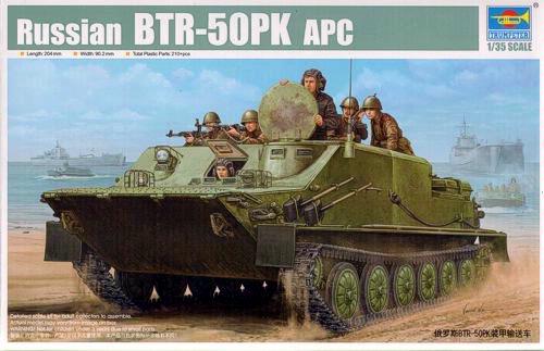 Modellino Carro Armato Russo BTR-50PK APC Trumpeter | Scala 1:35, Kit Da Montare Per Appassionati Di Modellismo - 2