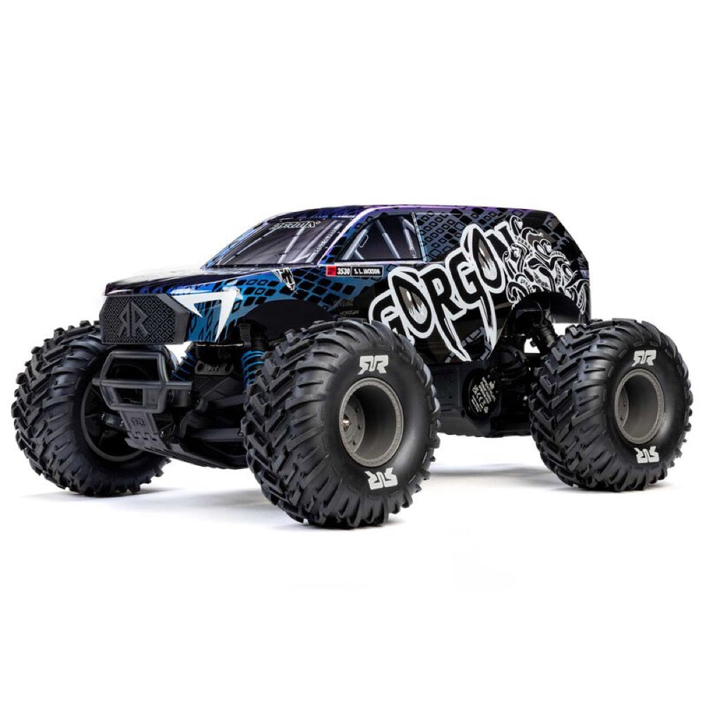 Arrma Gorgon 223S 1/10 2WD Monster Truck Blue/Black