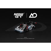 MiniGT Porsche 911 GT3 R (992) No77 AO Racing Skeleton Rexy 2026 IMSA Petit Le Mans