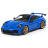 Minichamps 1/18 Porsche 911 GT3 2025 Blue with Weissach and Gold Wheels