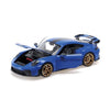 Minichamps 1/18 Porsche 911 GT3 2025 Blue with Weissach and Gold Wheels