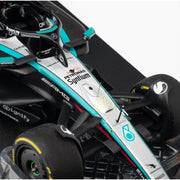 Minichamps 1/18 Mercedes-AMG Petronas Formula One Team F1 W15 E Performance Lewis Hamilton Last Race Mercedes GP Abu Dhabi GP 2024 with Figurine