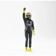 Minichamps 1/18 Mercedes-AMG Petronas Formula One Team F1 W15 E Performance Lewis Hamilton Last Race Mercedes GP Abu Dhabi GP 2024 with Figurine