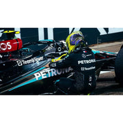 Minichamps 1/12 Mercedes-AMG Petronas Formula One Team F1 W15 E Performance Lewis Hamilton Last Race Mercedes GP Abu Dhabi GP 2024 with Figurine