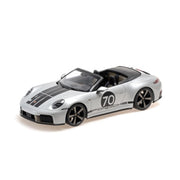 Minichamps 1/18 Porsche 911 Carrera GTS Cabriolet 911 Spirit 70 2025 Silver Metallic
