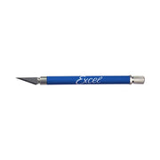 Excel 16019 K-18 Grip On Knife with Safety Cap Blue