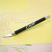 Excel 16020 K-18 Grip On Knife with Safety Cap Black