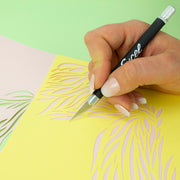 Excel 16020 K-18 Grip On Knife with Safety Cap Black