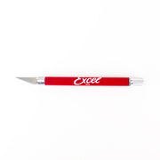 Excel 16024 K-18 Grip On Knife with Safety Cap Red