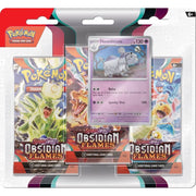 Pokemon TCG 186-85378 Scarlet and Violet 3 Obsidian Flames Three Booster Blister