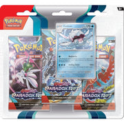 Pokemon TCG Scarlet and Violet 4 Paradox Rift Three Booster Blister