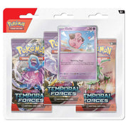 Pokemon TCG Scarlet and Violet 5 Temporal Forces Three Booster Blister