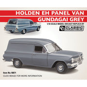 Classic Carlectables 18871 1/18 Holden EH Panel Van Gundagai Grey