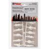 Preiser 1/50 Unpainted Standing Passersby 12 Figures