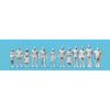 Preiser 1/50 Unpainted Standing Passersby 12 Figures