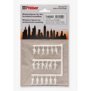 Preiser 1/100 Unpainted Workers 18 Figures