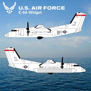 3D Design Deck 3DD0174 1/200 USAF Dash-8-Q100 E-9 84-0047