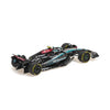 Minichamps 1/43 Mercedes-AMG Petronas Formula One Team F1 W15 E Performance Lewis Hamilton Last Race Mercedes GP Abu Dhabi GP 2024 with Figurine