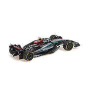 Minichamps 1/43 Mercedes-AMG Petronas Formula One Team F1 W15 E Performance Lewis Hamilton Last Race Mercedes GP Abu Dhabi GP 2024 with Figurine