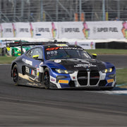 Minichamps 1/43 BMW M4 GT3 Evo Team WRT Valentino Rossi Kelvin van der Linde Charles Weerts Winner 8 Hour Indianapolis 2025