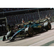 Minichamps 417251914 1/43 Aston Martin Aramco Formula One Team AMR25 Fernando Alonso Austin GP 2025