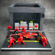 Bburago 36862 1/43 2024 Ferrari No.16 Charles Leclerc Pit Pass Competition Set