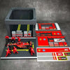 Bburago 36862 1/43 2024 Ferrari No.16 Charles Leclerc Pit Pass Competition Set