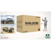 Takom 3194W 1/35 Sd.Kfz 250/1 + Sd.Kfz 250/3 Greif Rommel Command Half-Track + 1/16 Erwin Rommel