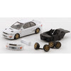 BM Creation 1/64 Subaru Impreza WRX Type R 3 4-6 White RHD