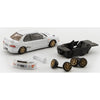 BM Creation 1/64 Subaru Impreza WRX Type R 3 4-6 White RHD