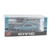 BM Creation 1/64 Honda Civic EF2 1991 Custom Blue RHD