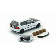 BM Cretion 64B0484 1/64 Honda EG6-White Carbon Bonnet (RHD)