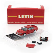 BM Creation 1/64 Toyota Levin 101 Red HK Toy Car Salon 2025