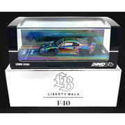 Inno 64-LBWKF40-CHS 1/64 LBWK F40 Chrome Silver