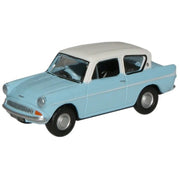 Oxford 76105007 OO 1/76 Lt.Blue/Ermine White Ford Anglia