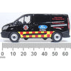 Oxford 76CUS009 1/76 Ford Transit Custom Essex Fire & Rescue Service