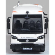 Oxford 76DE003 1/76 Dennis Eagle Refuse Truck White