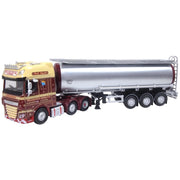 Oxford 76DXF006 OO DAF CF Euro 6 Cylindrical Tanker William Nicol (New Tanker Tooling)