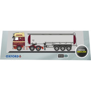 Oxford 76DXF006 OO DAF CF Euro 6 Cylindrical Tanker William Nicol (New Tanker Tooling)