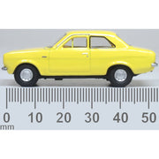 Oxford 76FE004 1/76 Ford Escort MK1 Daytona Yellow