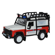 Oxford 76LRDF011 OO 1/76 Land Rover Defender 90 Station Wagon Hong Kong Police