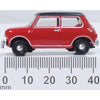 Oxford 76MN012 1/76 Austin Cooper Mini Tartan Red/Black