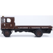 Oxford 76SEN003 1/76 Sentinel Flatbed Lancashire & Yorkshire Railway