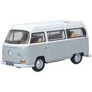 Oxford 76VW032 1/76 VW Bay Window Camper Silver Grey/White