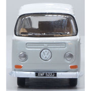 Oxford 76VW032 1/76 VW Bay Window Camper Silver Grey/White
