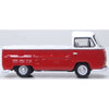 Oxford 76VW033 1/76 VW Bay Window Pick Up Poppy Red/White