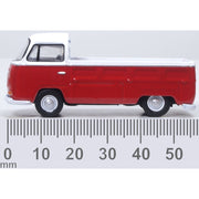 Oxford 76VW033 1/76 VW Bay Window Pick Up Poppy Red/White