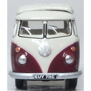 Oxford 76VWS010 1/76 VW T1 Camper Titan Red/Beige Grey